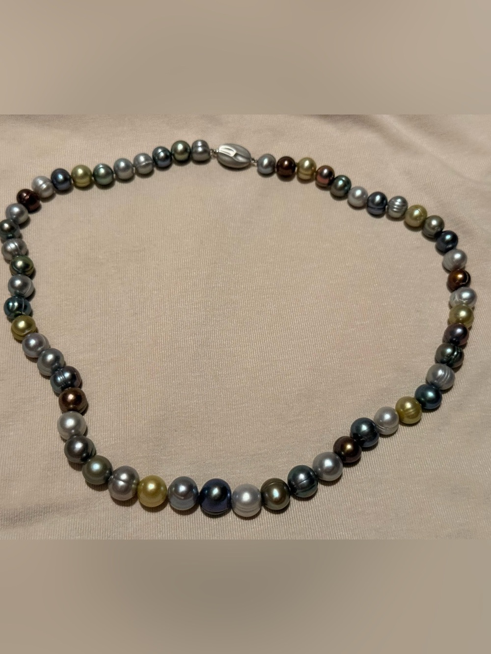 Vintage Honora Multicolor Freshwater Pearl Bead Necklace